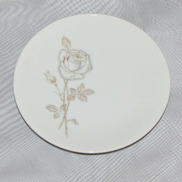 Rosenthal Classic Rose Bread Plate 6" Germany Cottagecore - Picture 4 of 5